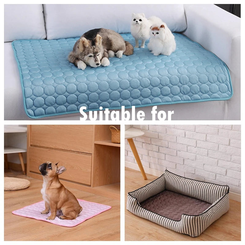 Cooling Mat for Dogs & Cats – Breathable Summer Pad for Small, Medium & Large Pets