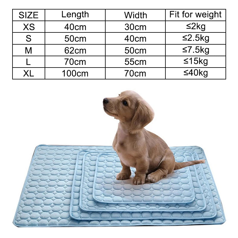 Cooling Mat for Dogs & Cats – Breathable Summer Pad for Small, Medium & Large Pets