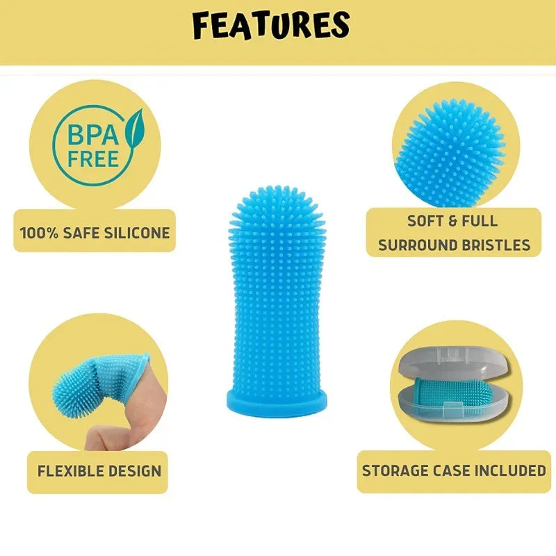 Pawora Finger Toothbrush For Dogs