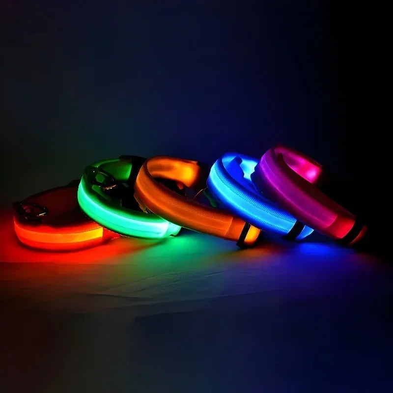 Pawora Collar Nylon LED