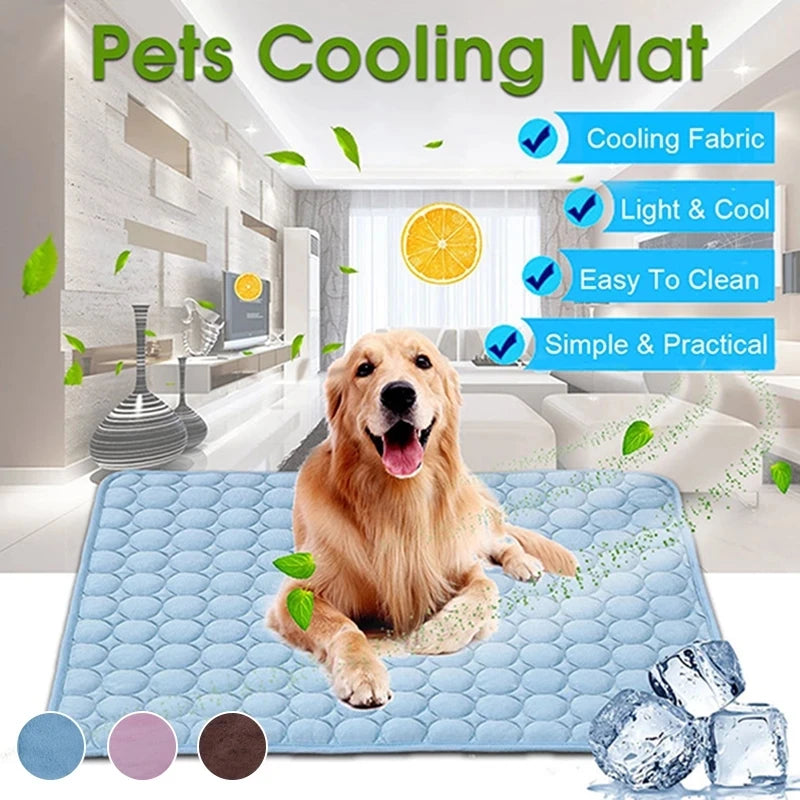Cooling Mat for Dogs & Cats – Breathable Summer Pad for Small, Medium & Large Pets