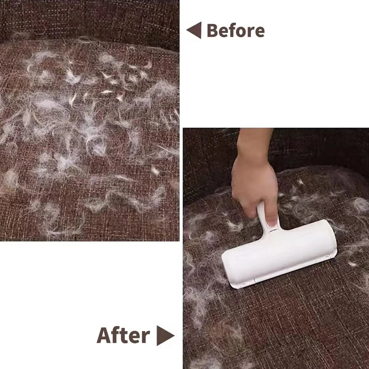 Pet Hair Remover Roller with Self-Cleaning Base – Dog & Cat Fur Removal Tool