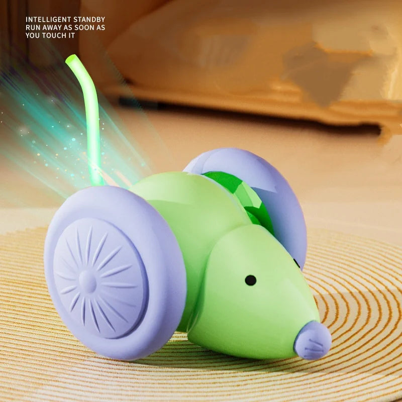 Interactive Electric Mouse Toy for Cats – Rechargeable, Auto Obstacle Avoidance